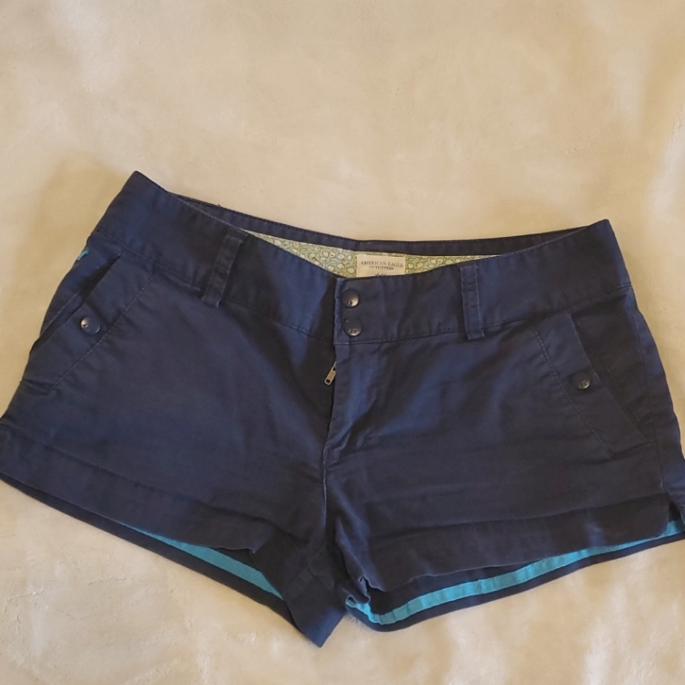American Eagle Outfitters navy blue shorts